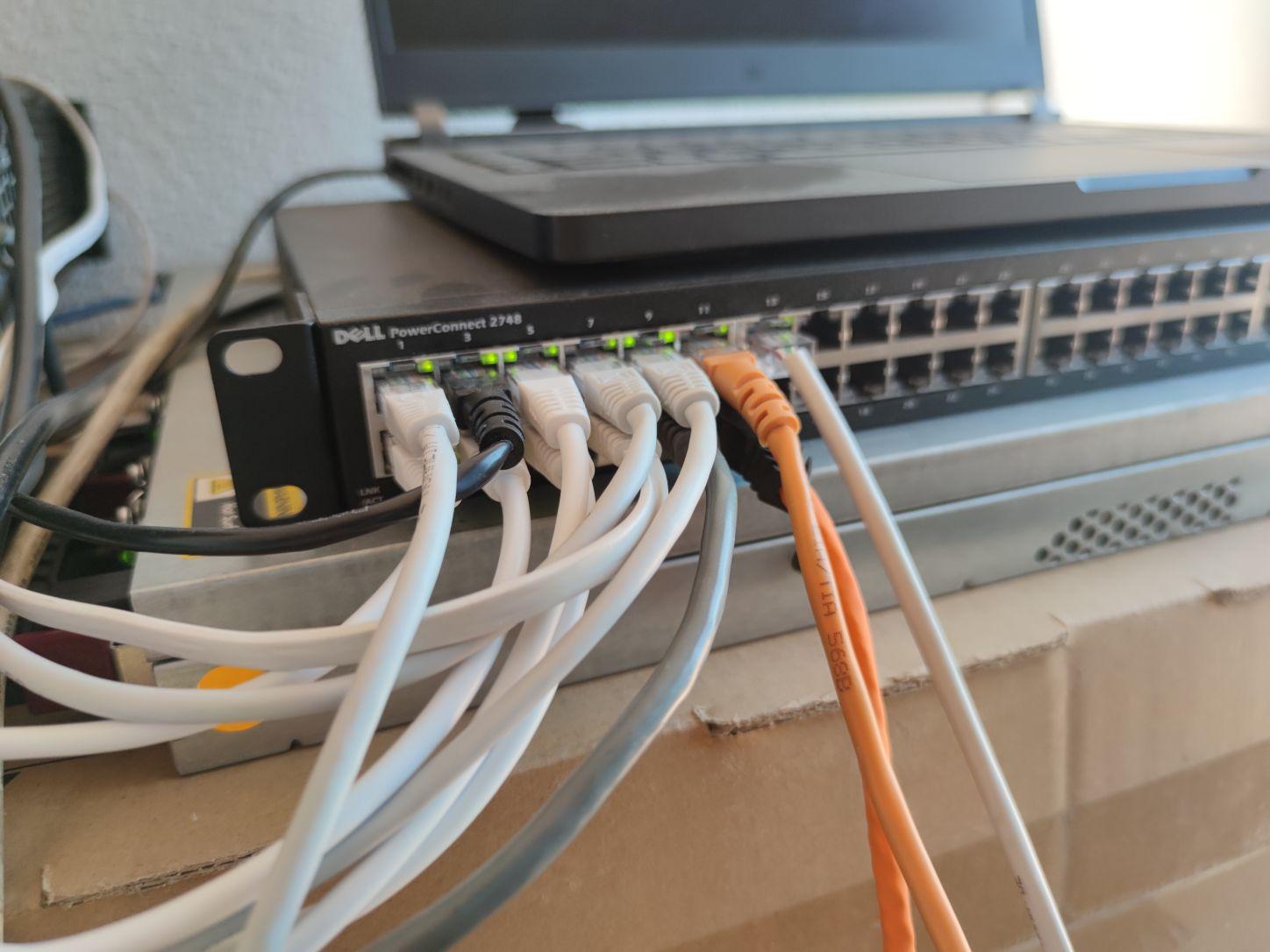 My "main" switch connecting my home to the internet.