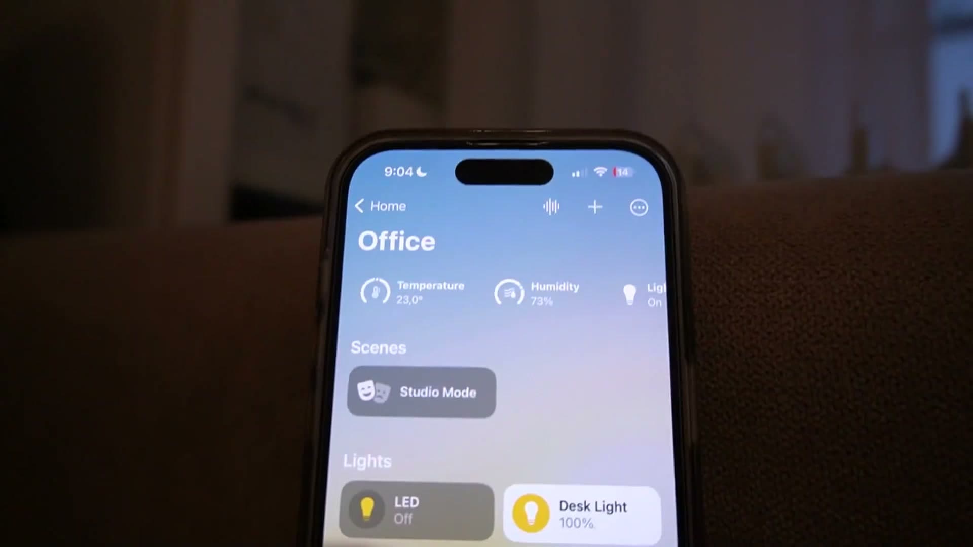 My office room in Apple Home, slowly filling up with devices