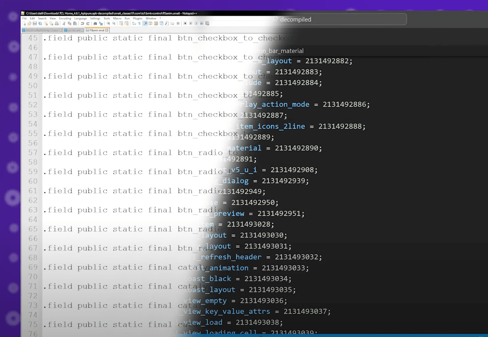 Smali Code vs Pure Java Code (decompiled)